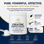 Creatine Monohydrate — Brain & Muscle Energy Support