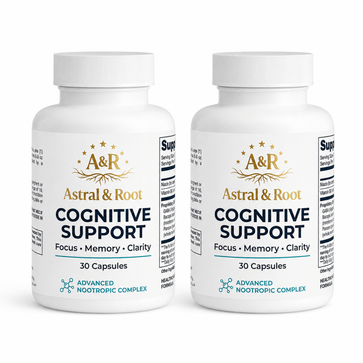 Cognitive Support — Nootropic Focus & Clarity Formula - Astral & Root