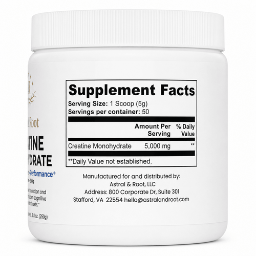 Creatine Monohydrate — Brain & Muscle Energy Support - Astral & Root