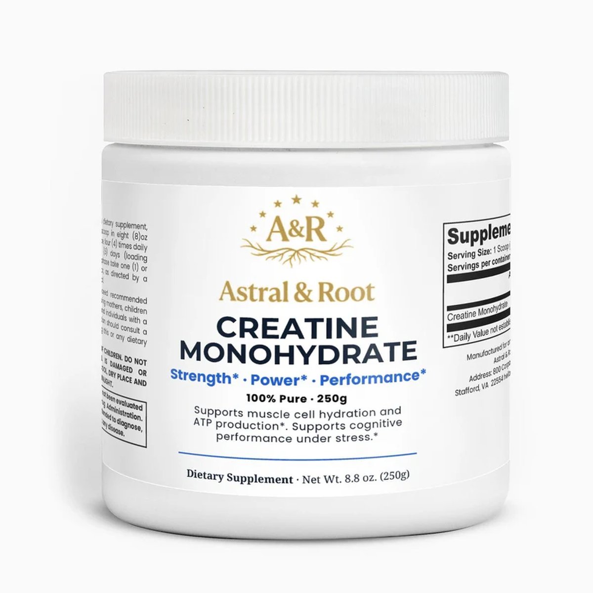 Creatine Monohydrate — Brain & Muscle Energy Support - Astral & Root